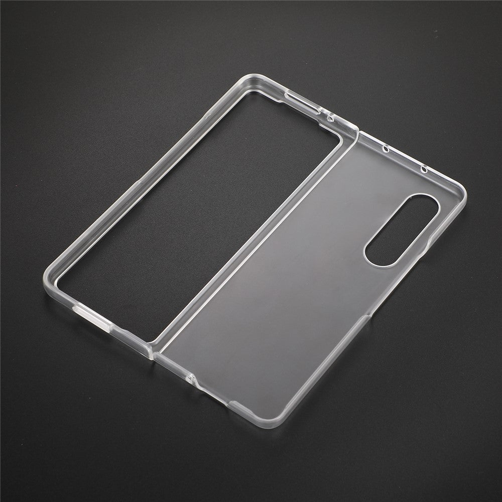 Transparent Hard PC Phone Protective Cover Case with Easy Access to All Ports for Samsung Galaxy Z Fold3 5G