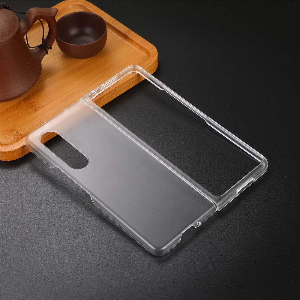 Transparent Hard PC Phone Protective Cover Case with Easy Access to All Ports for Samsung Galaxy Z Fold3 5G