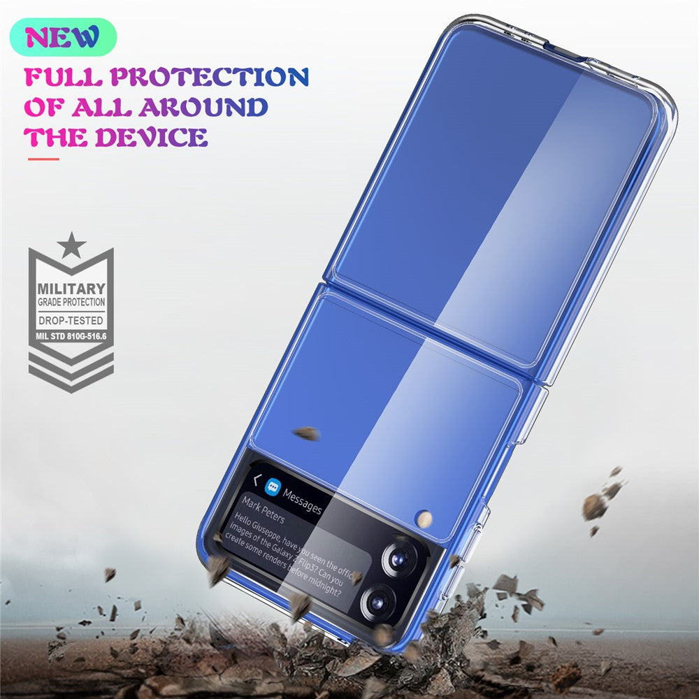 Samsung Galaxy Z Flip3 5G, Hard PC Shock-Absorbing Back Cover