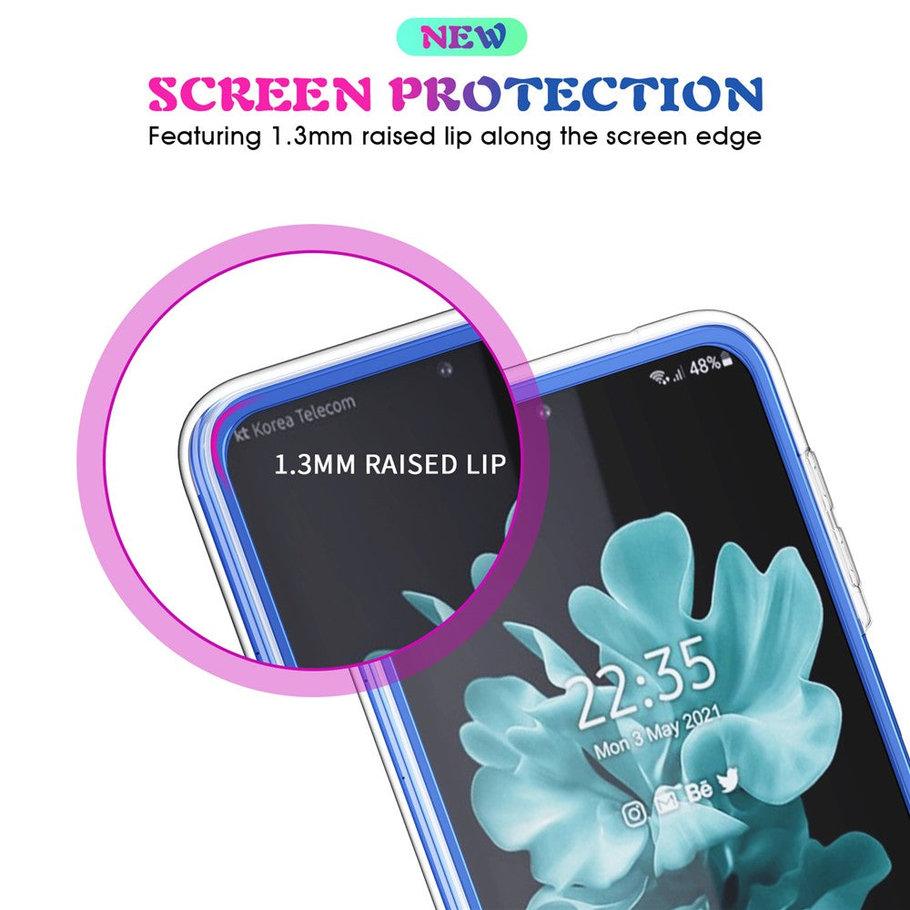 Samsung Galaxy Z Flip3 5G, Hard PC Shock-Absorbing Back Cover