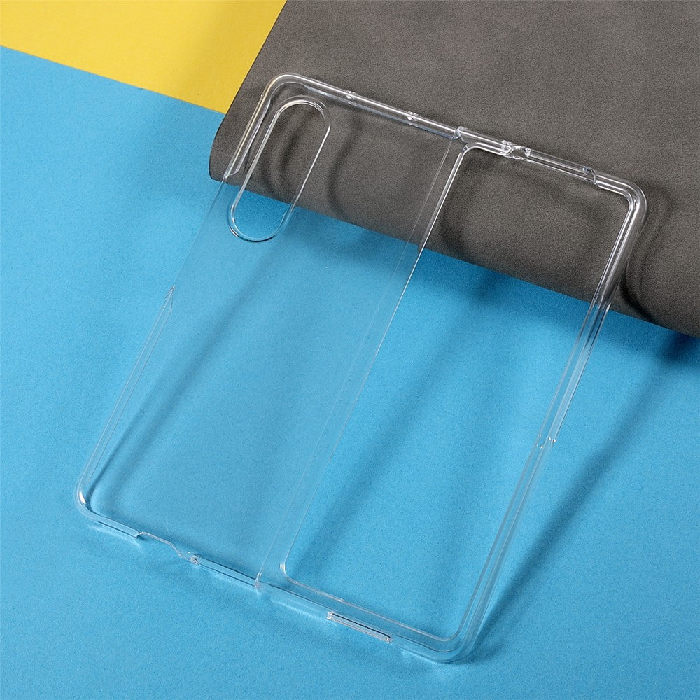 Crystal Clear Hard PC Protective Phone Cover for Galaxy Z Fold3 5G
