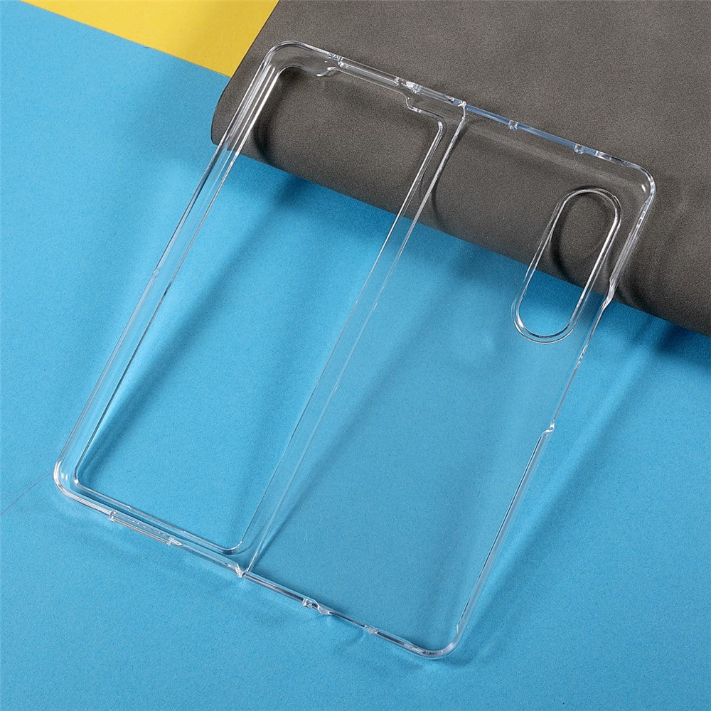 Crystal Clear Hard PC Protective Phone Cover for Galaxy Z Fold3 5G