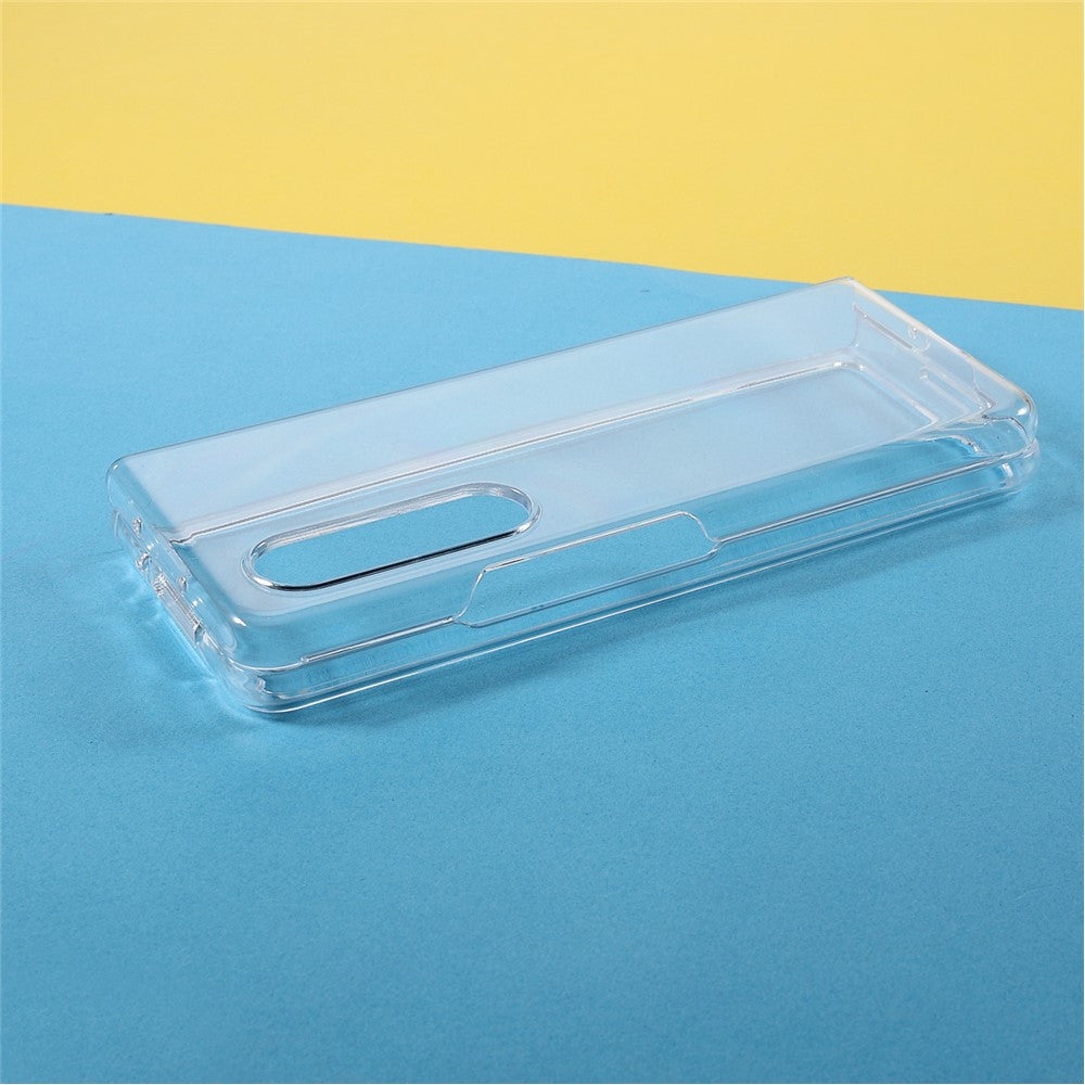 Crystal Clear Hard PC Protective Phone Cover for Galaxy Z Fold3 5G