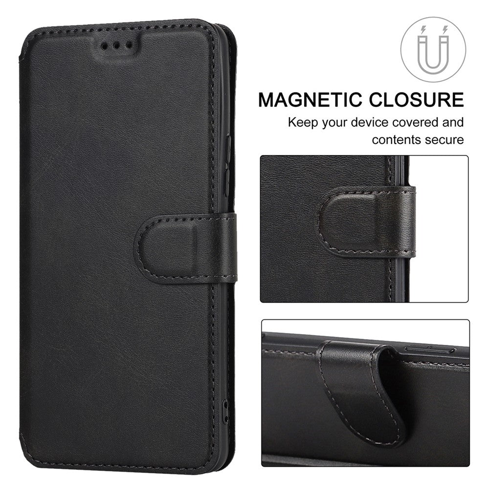 Magnetic Retro Matte PU Leather Stand Flip Cover Shockproof TPU Interior RFID Blocking Wallet Folio Case for Samsung Galaxy A53 5G