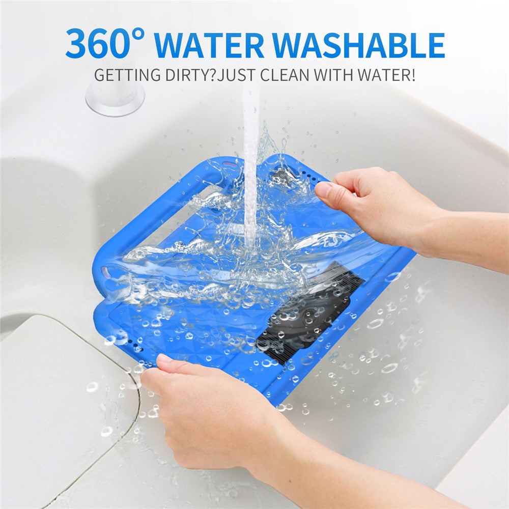 Diamond Design EVA Tablet Case with Shoulder Strap for Samsung Galaxy Tab A8 10.5 (2021) / A8 10.5 (2022) Hand Strap Kickstand Protective Cover