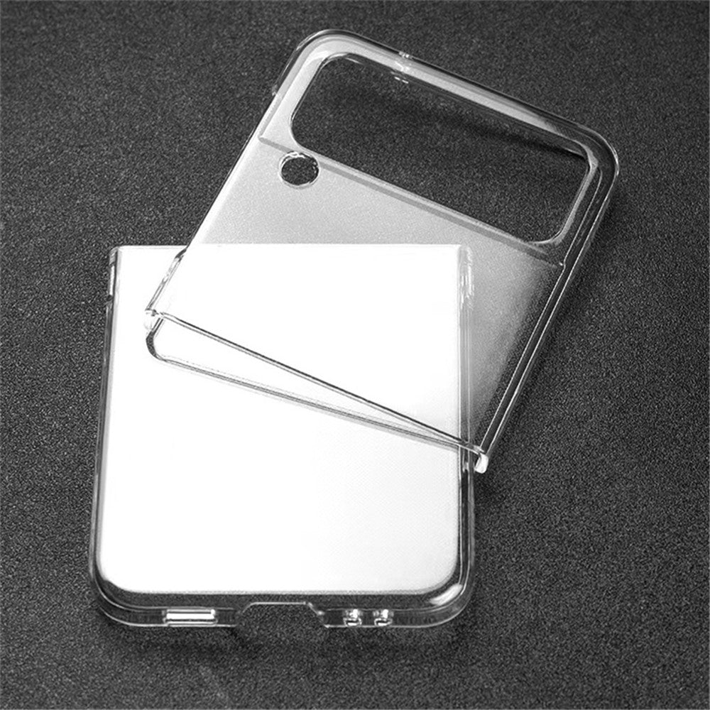 Samsung Galaxy Z Flip4 5G Clear Case Hard PC Full Protection Shockproof Anti-fall Cover