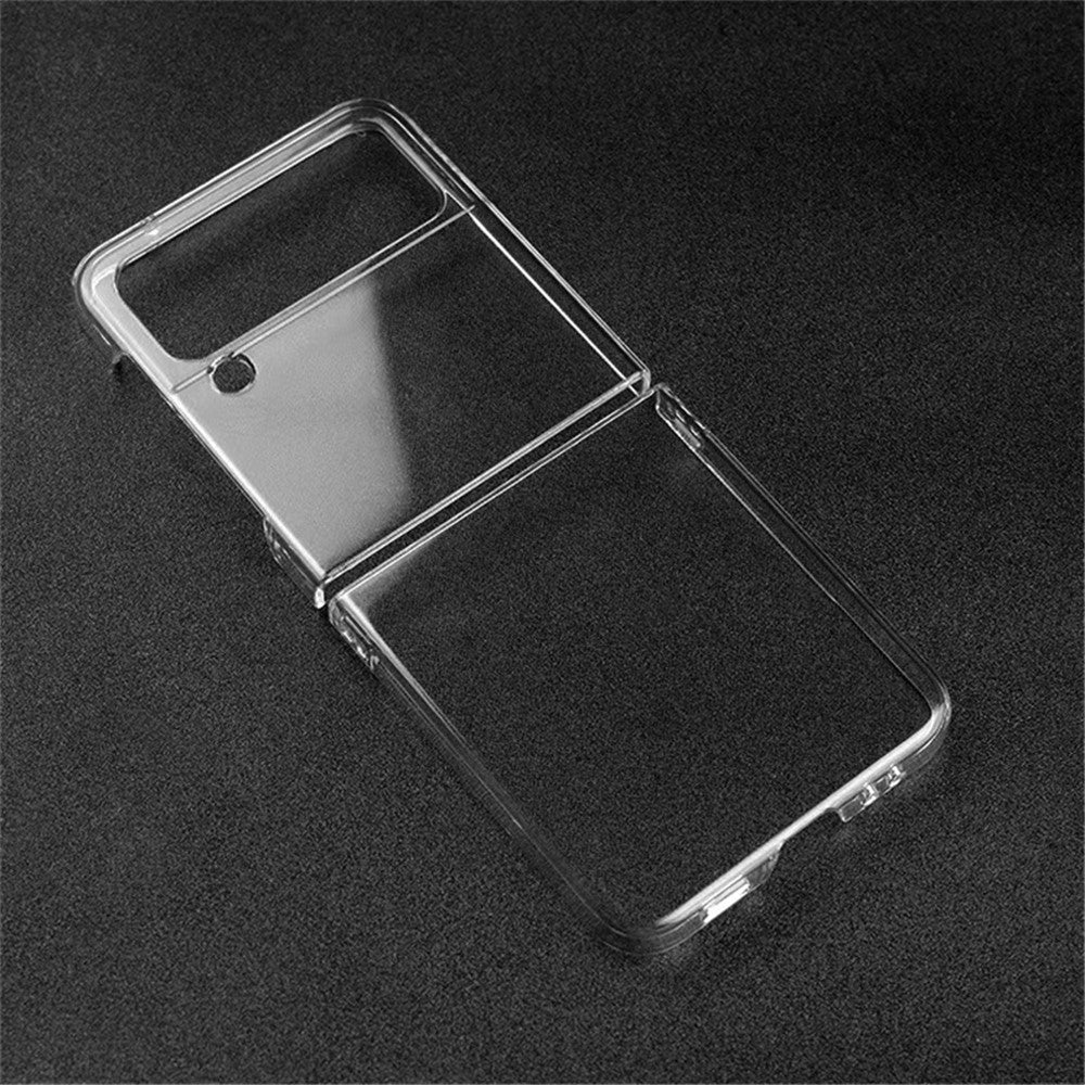 Samsung Galaxy Z Flip4 5G Clear Case Hard PC Full Protection Shockproof Anti-fall Cover
