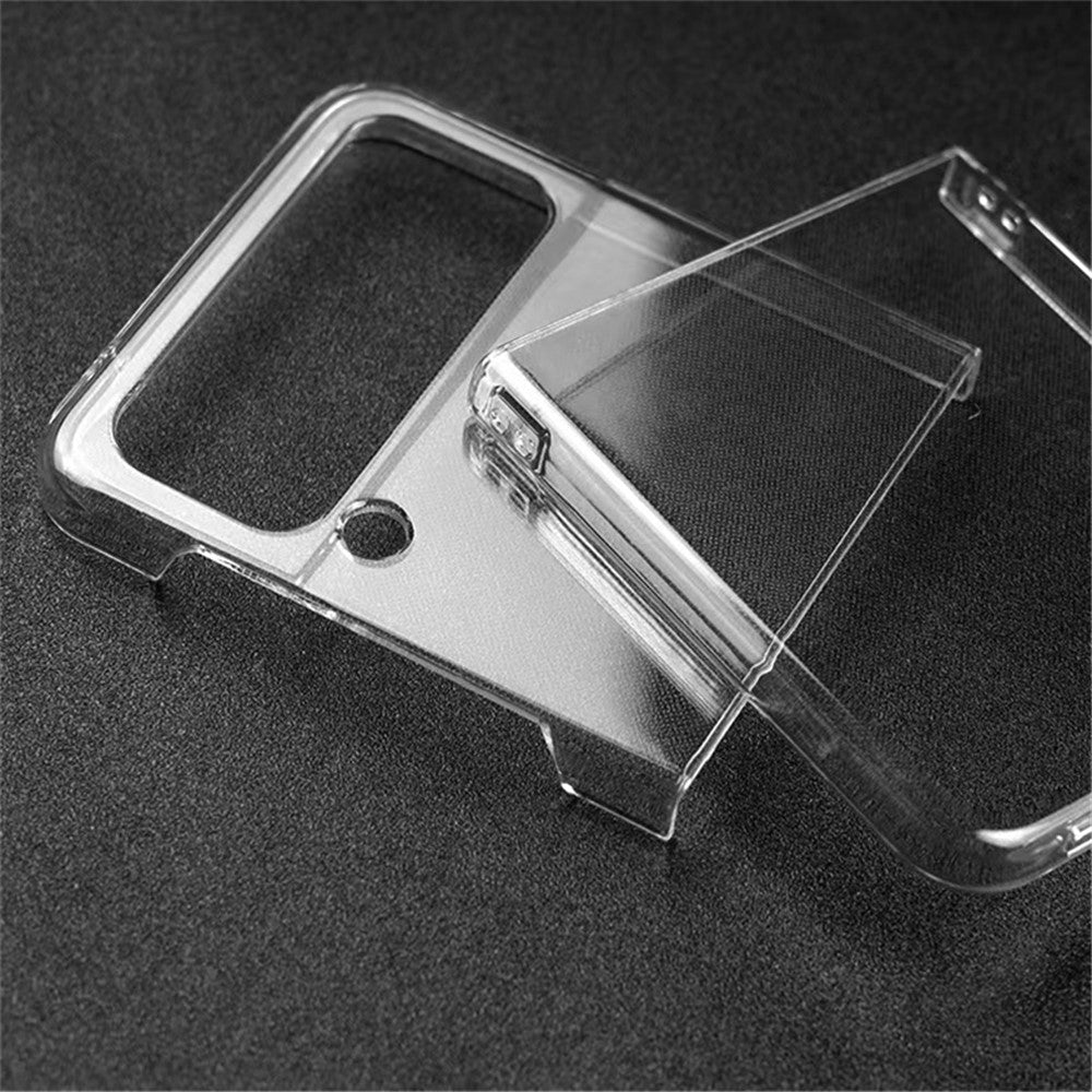 Samsung Galaxy Z Flip4 5G Clear Case Hard PC Full Protection Shockproof Anti-fall Cover