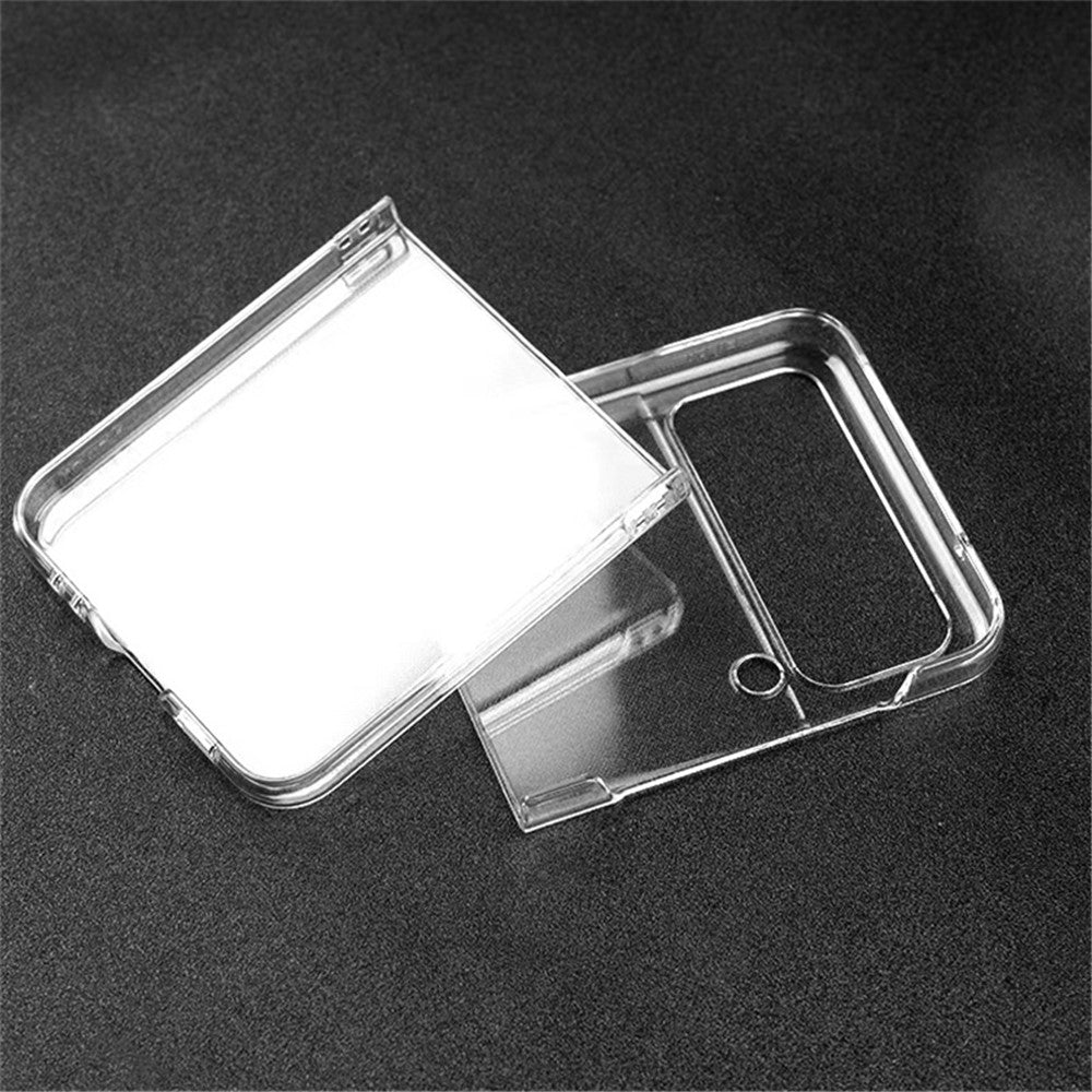 Samsung Galaxy Z Flip4 5G Clear Case Hard PC Full Protection Shockproof Anti-fall Cover