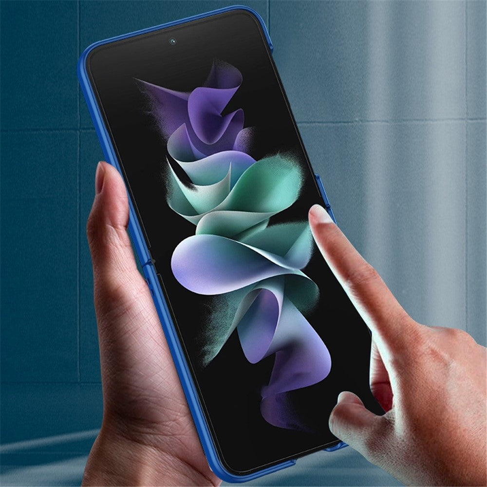 Samsung Galaxy Z Flip4 5G Skin-touch Feeling Hard PC Anti-scratch Stylish Mobile Phone Case Cover