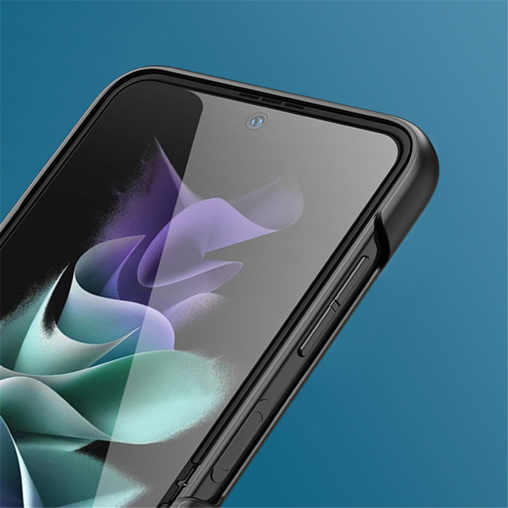 Samsung Galaxy Z Flip4 5G Skin-touch Feeling Hard PC Anti-scratch Stylish Mobile Phone Case Cover