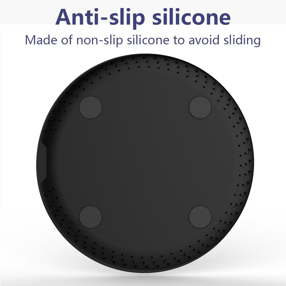 Q18 Round Shape Wireless Charger 15W Fast Charging Desktop Charging Pad