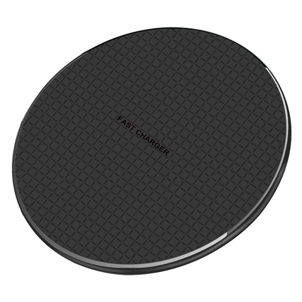 Q25 15W Qi Wireless Charger Metal Phone Ultra-Thin Fast Charging Pad