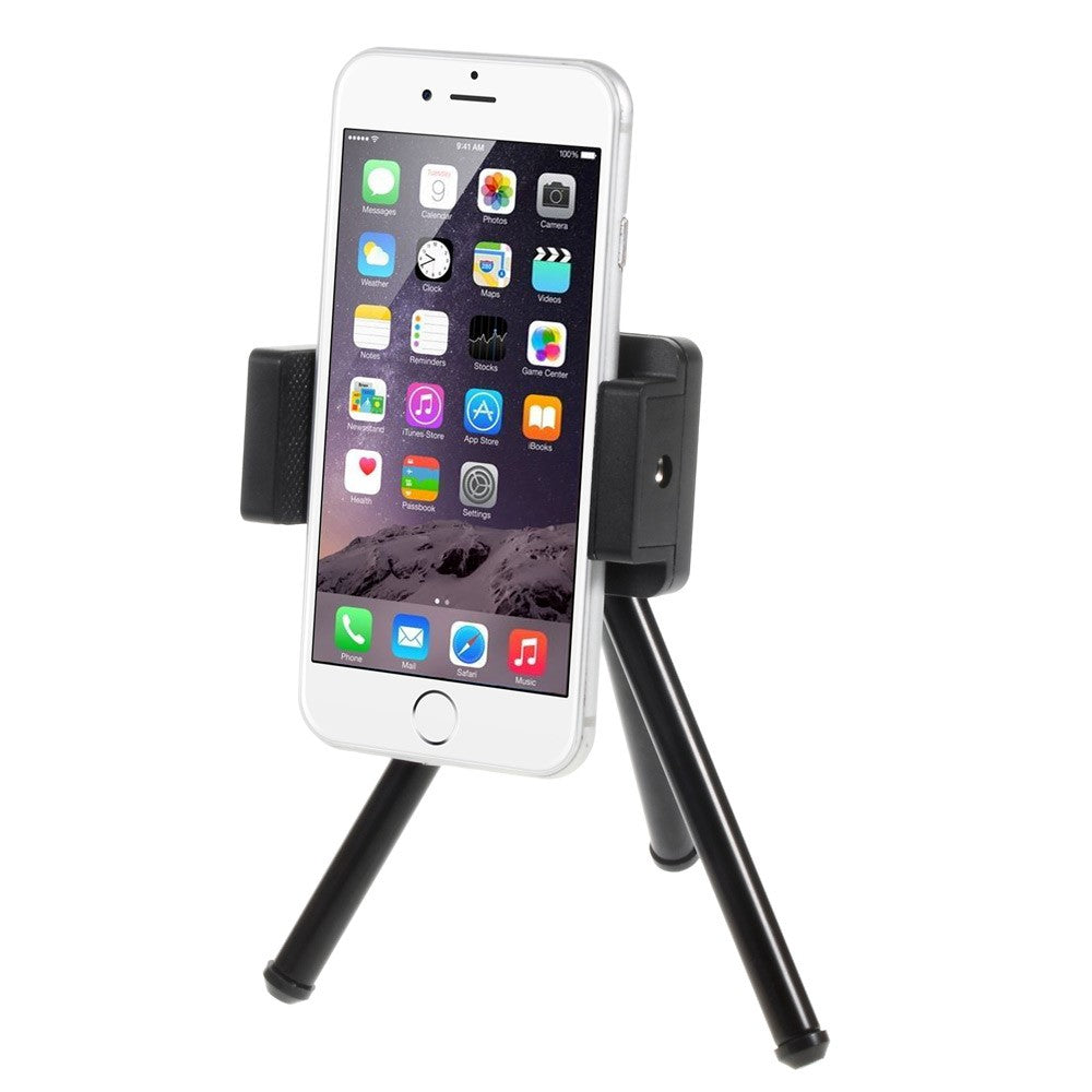 Portable Rotary Tripod Stand with Phone Holder Mount, Size: 5-9cm