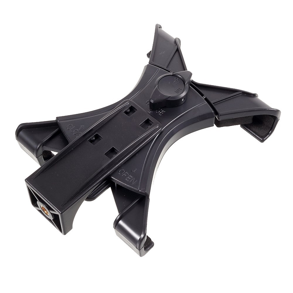 3110 Universal Tablet Clamp Holder Mount with Aluminum Tripod Stand for iPad 4/Air/Pro 11-inch (2018), Clamp Width: 123-200mm