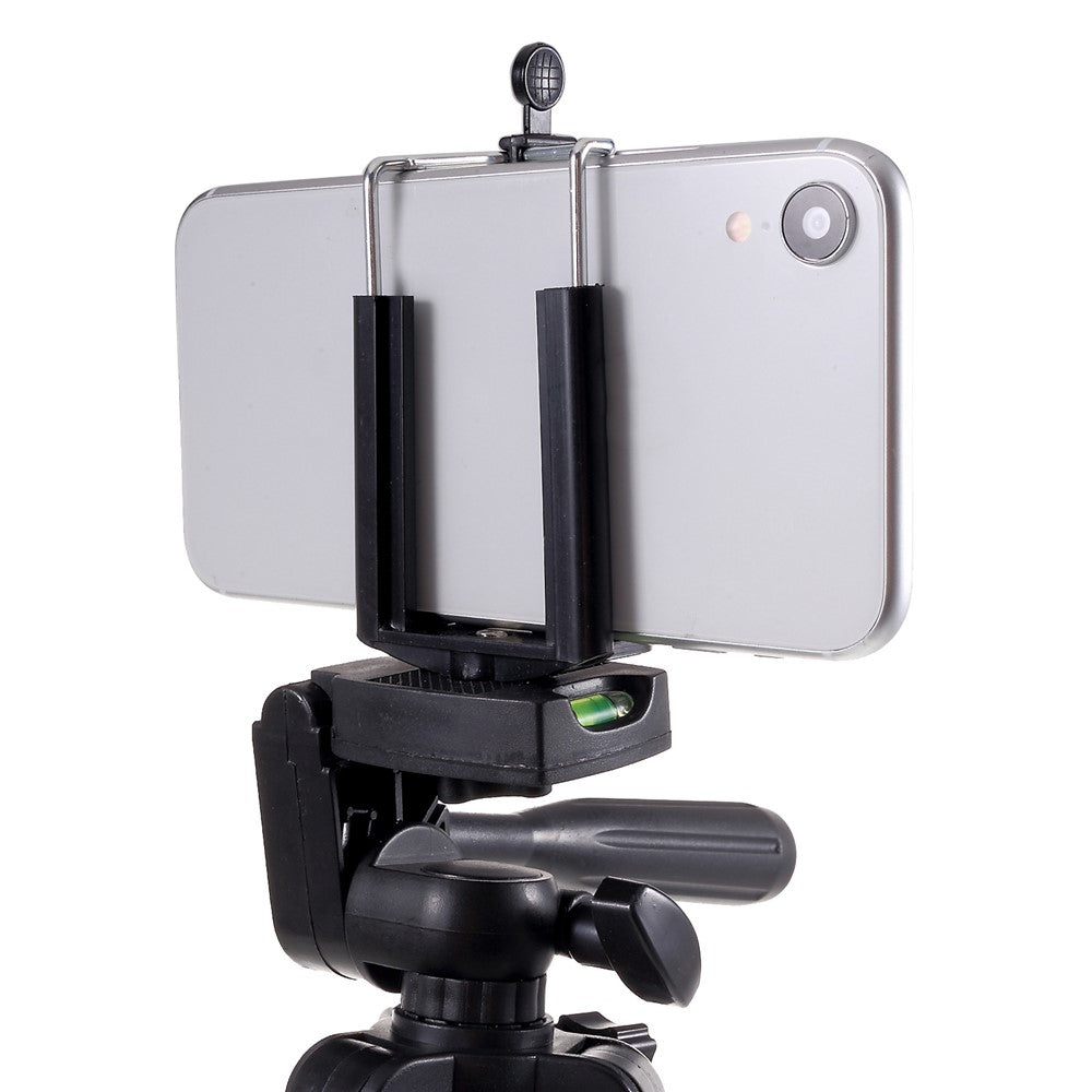 3110 Aluminum Desktop Tripod with Phone Clamp Extendable Live Streaming Travel Lightweight Stand