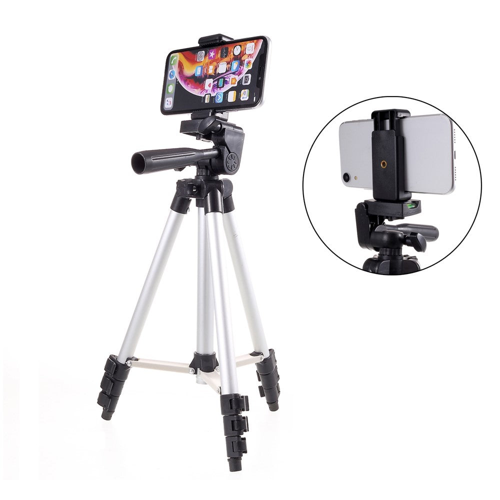 3110 Aluminum Adjustable Tripod Holder with Phone Clamp, Clamp Width: 57-83mm