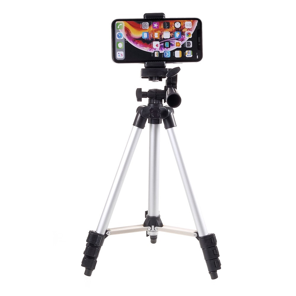 3110 Aluminum Adjustable Tripod Holder with Phone Clamp, Clamp Width: 57-83mm