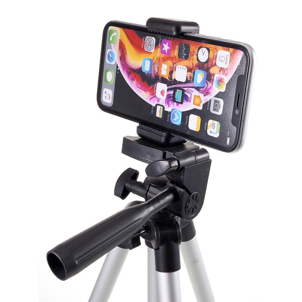 3110 Aluminum Adjustable Tripod Holder with Phone Clamp, Clamp Width: 57-83mm