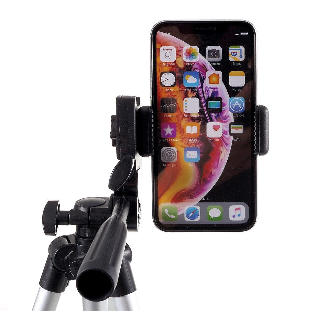 3110 Aluminum Adjustable Tripod Holder with Phone Clamp, Clamp Width: 57-83mm