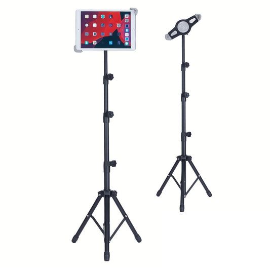 Portable Aluminum Alloy Tablet Tripod Holder Height Adjustment 360-Degree Rotatory Tripod Stand for 7.9