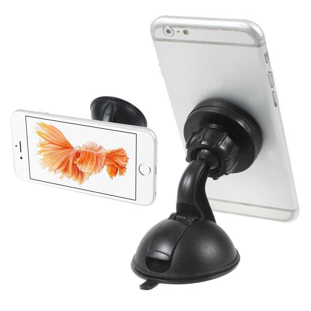 Magnet Suction Cup 360 Degree Rotary Car Mount for iPhone Samsung Sony