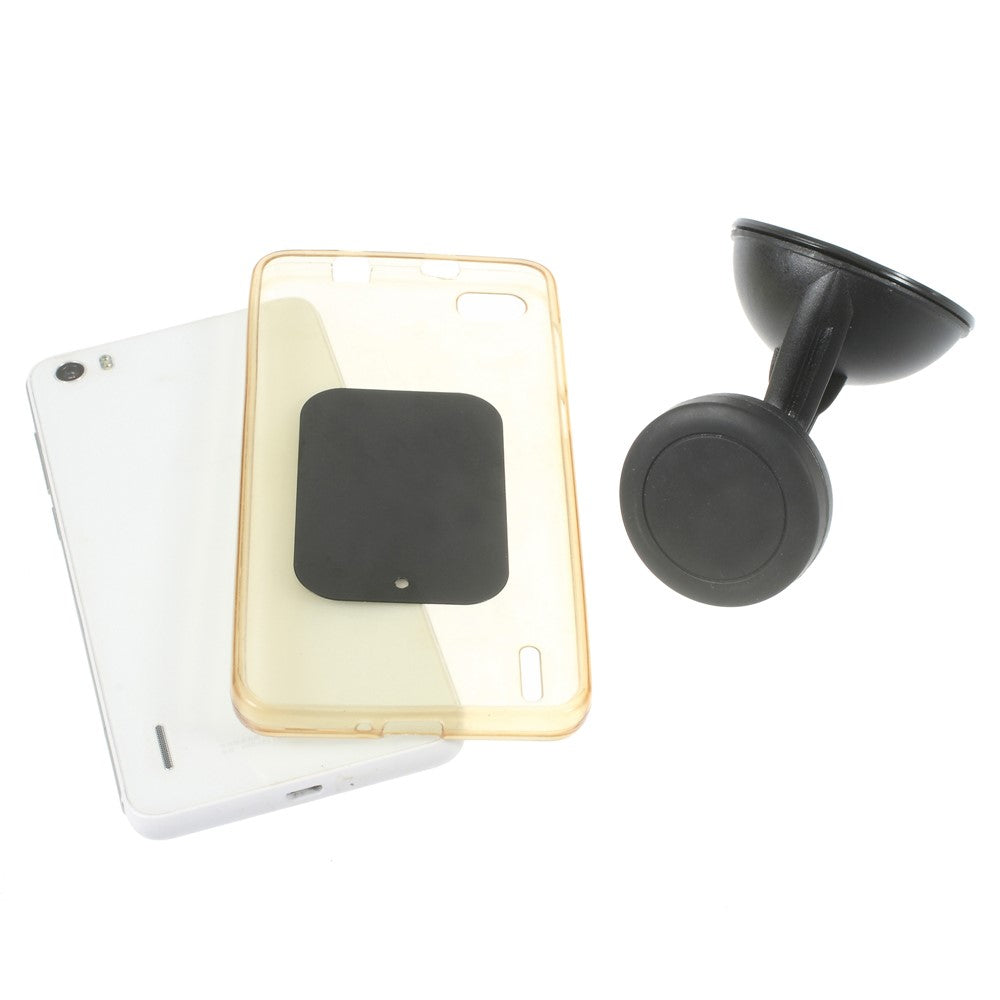 Magnet Suction Cup 360 Degree Rotary Car Mount for iPhone Samsung Sony