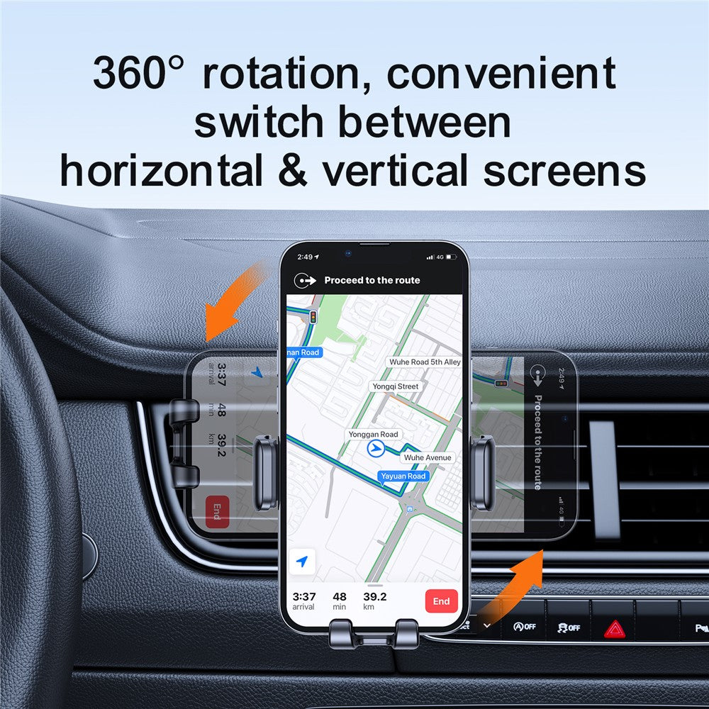 JOYROOM JR-ZS283 Heave Duty Car Phone Mount Strong Clasp 360 Degree Rotation Air Vent Phone Holder