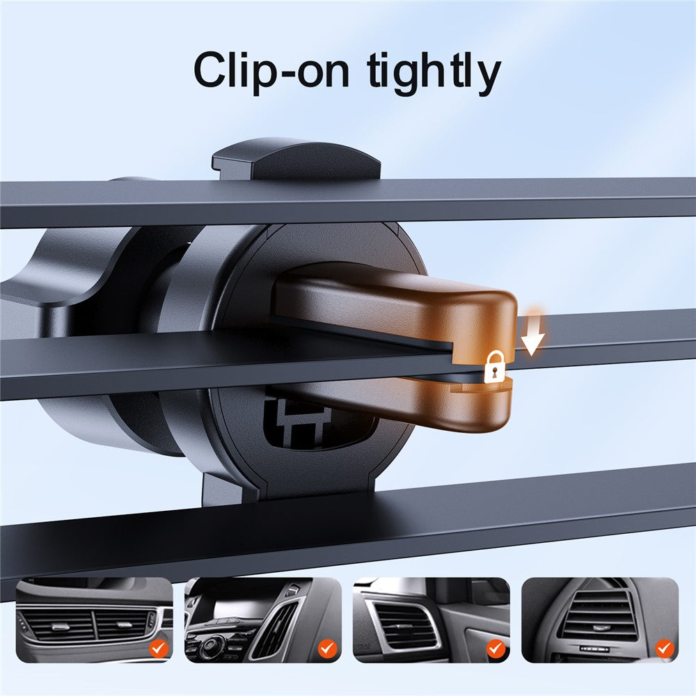 JOYROOM JR-ZS283 Heave Duty Car Phone Mount Strong Clasp 360 Degree Rotation Air Vent Phone Holder