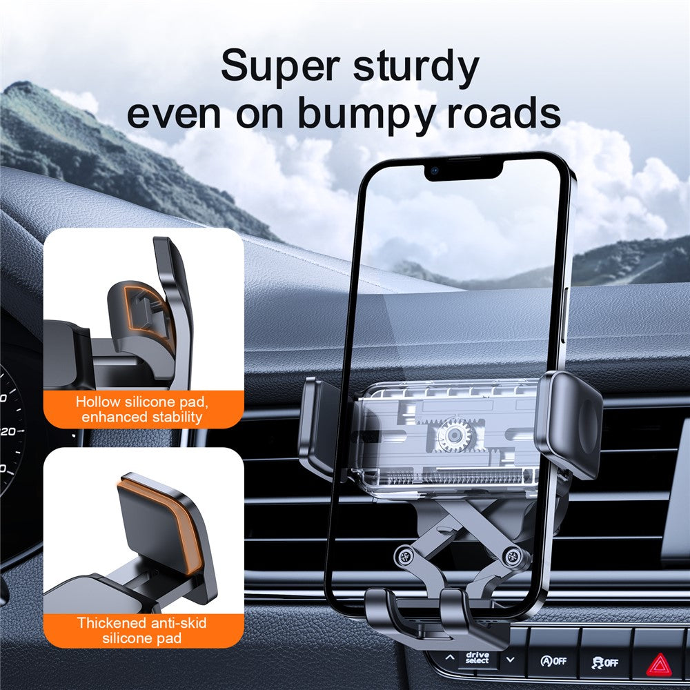 JOYROOM JR-ZS283 Heave Duty Car Phone Mount Strong Clasp 360 Degree Rotation Air Vent Phone Holder