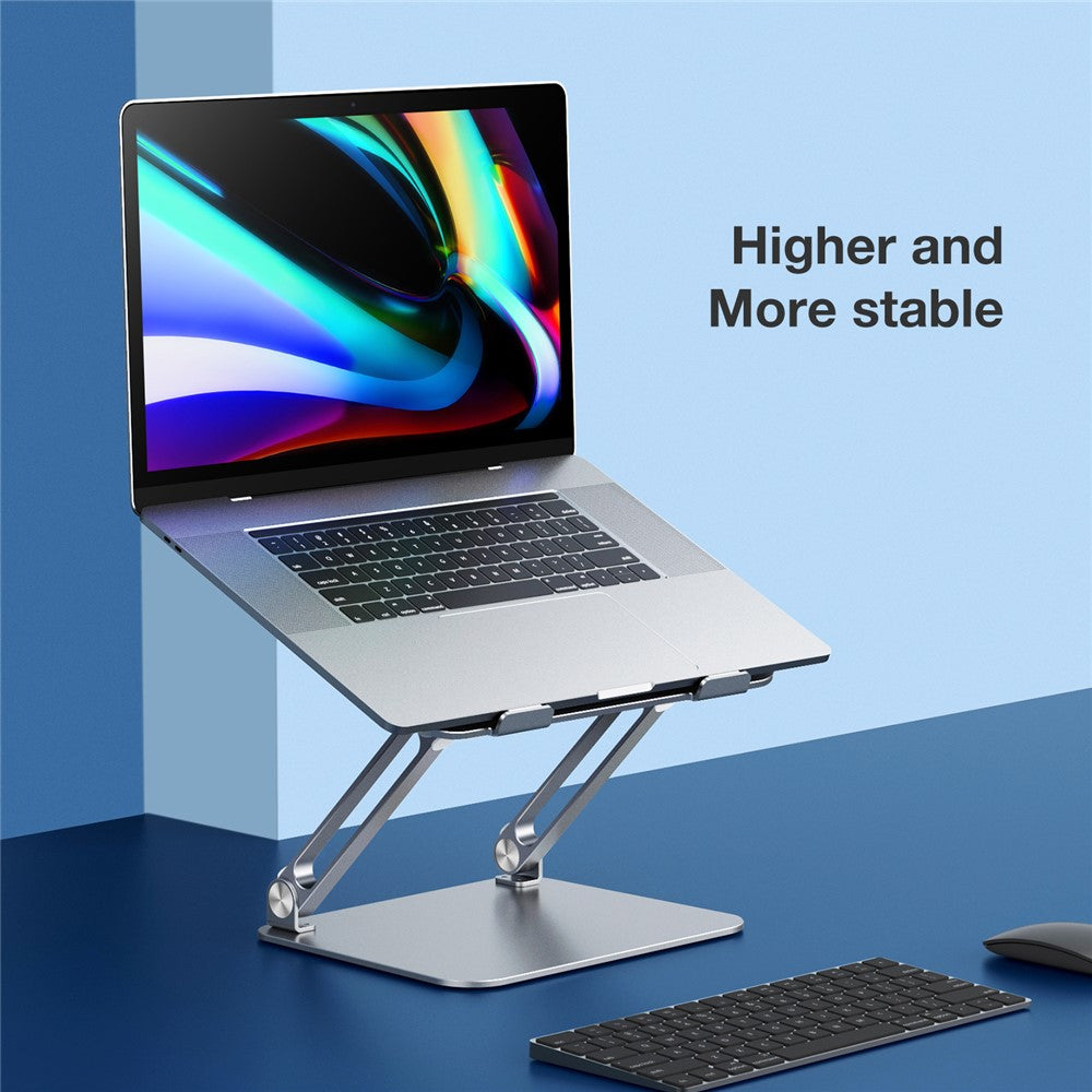 BESTAND For 10-17" Laptops Aluminum Alloy Stand Adjustable Notebook Desktop Bracket