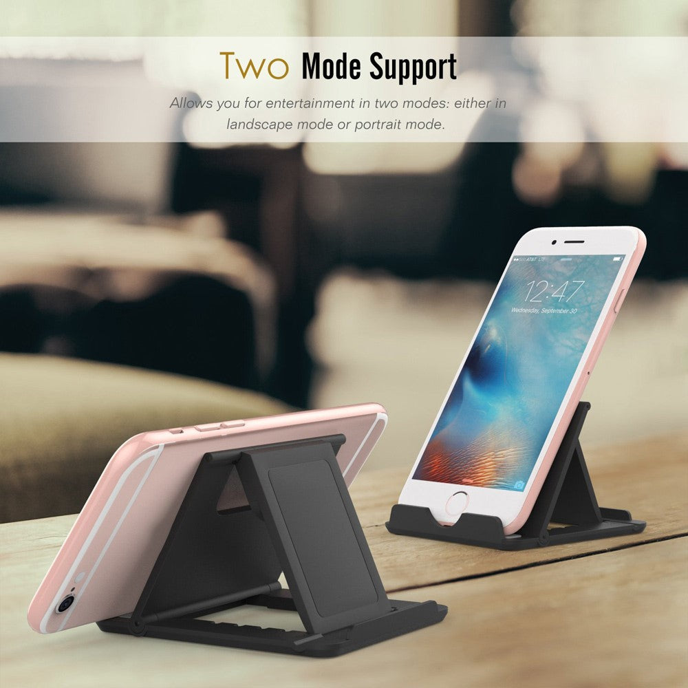 iPhone Samsung Phone Bracket 6-angle Adjustment Portable Fold-up Desktop Holder Stand