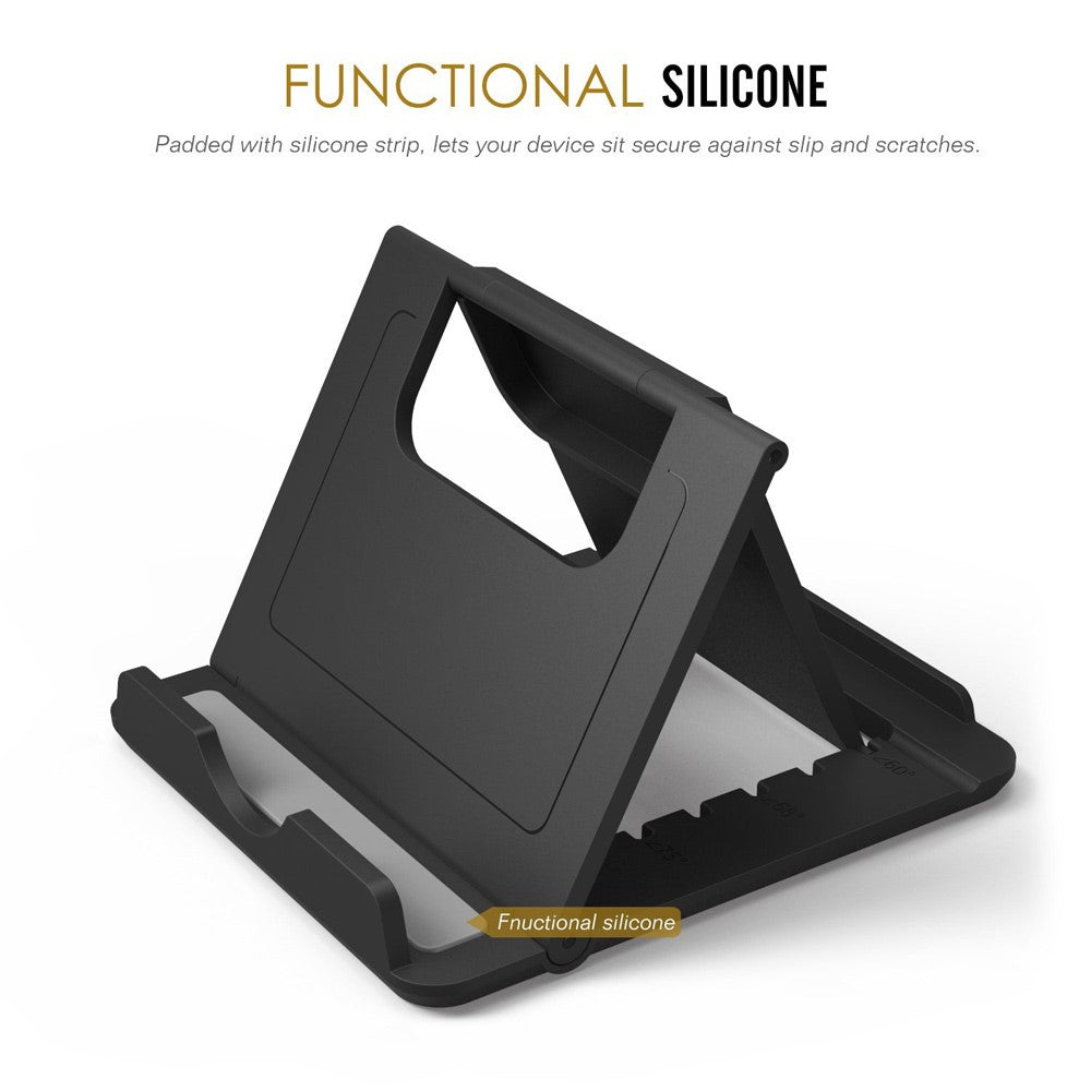 iPhone Samsung Phone Bracket 6-angle Adjustment Portable Fold-up Desktop Holder Stand