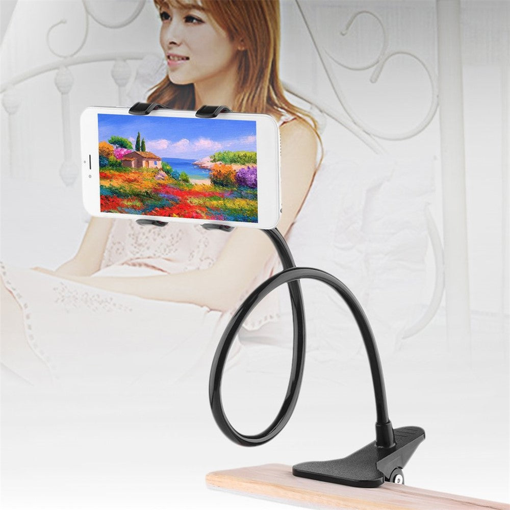 Universal Gooseneck Lazy Desktop Holder 360 Degree Rotating Mount Stand for Smartphone