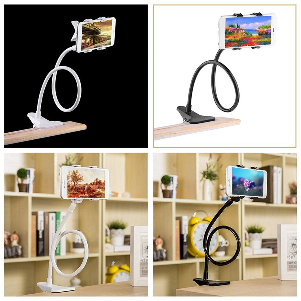 Universal Gooseneck Lazy Desktop Holder 360 Degree Rotating Mount Stand for Smartphone