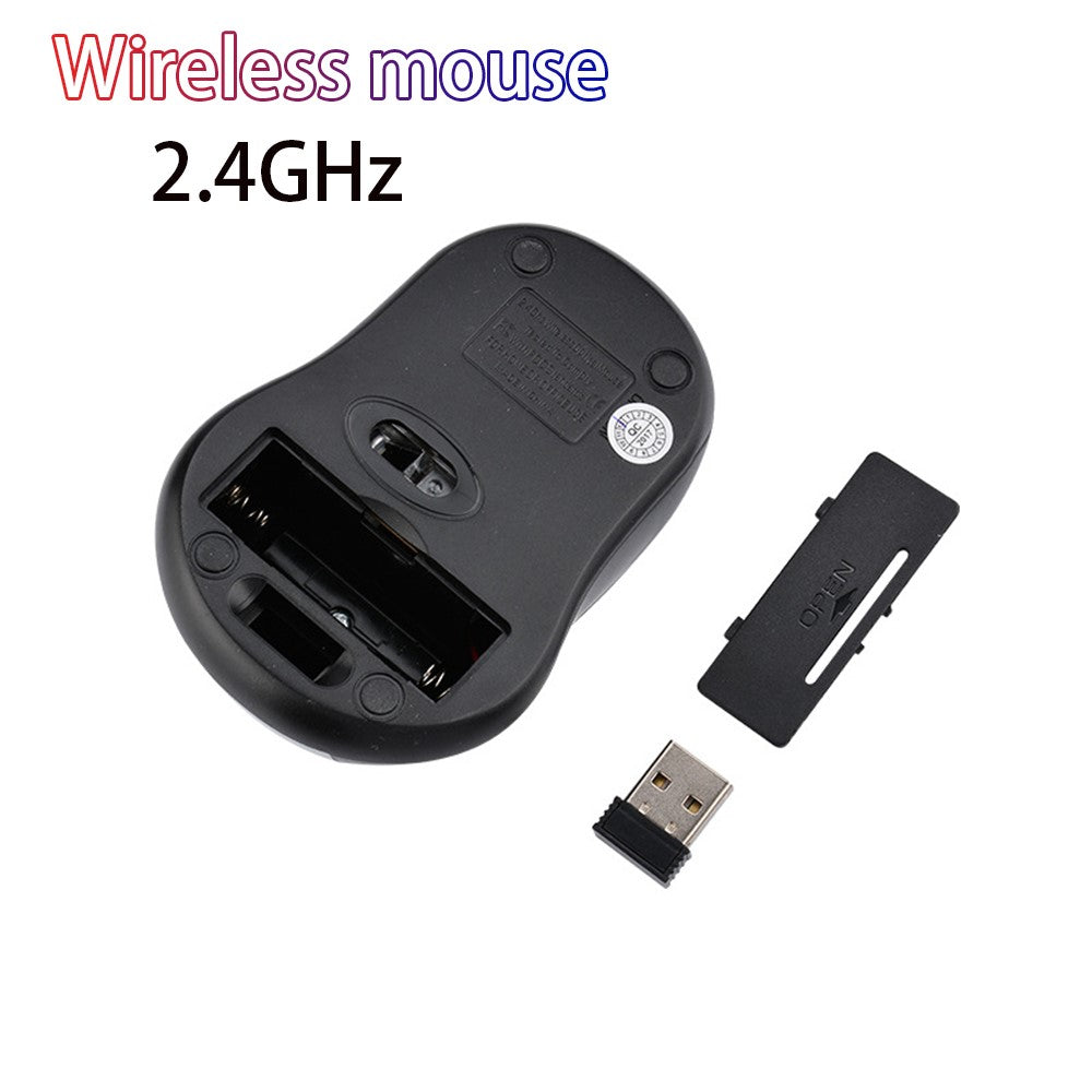 2.4G Wireless Mouse Mute Home Office Computer Laptop Mice with 3 Adjustable DPI