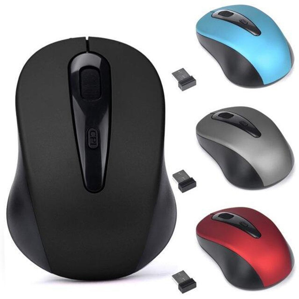 2.4G Wireless Mouse Mute Home Office Computer Laptop Mice with 3 Adjustable DPI