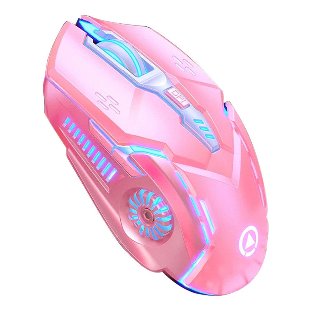 YINDIAO A9 2.4G Wireless Mouse 1200 / 1600 / 2400 / 3200 DPI Adjustable Silent 6 Keys Lighting Mouse