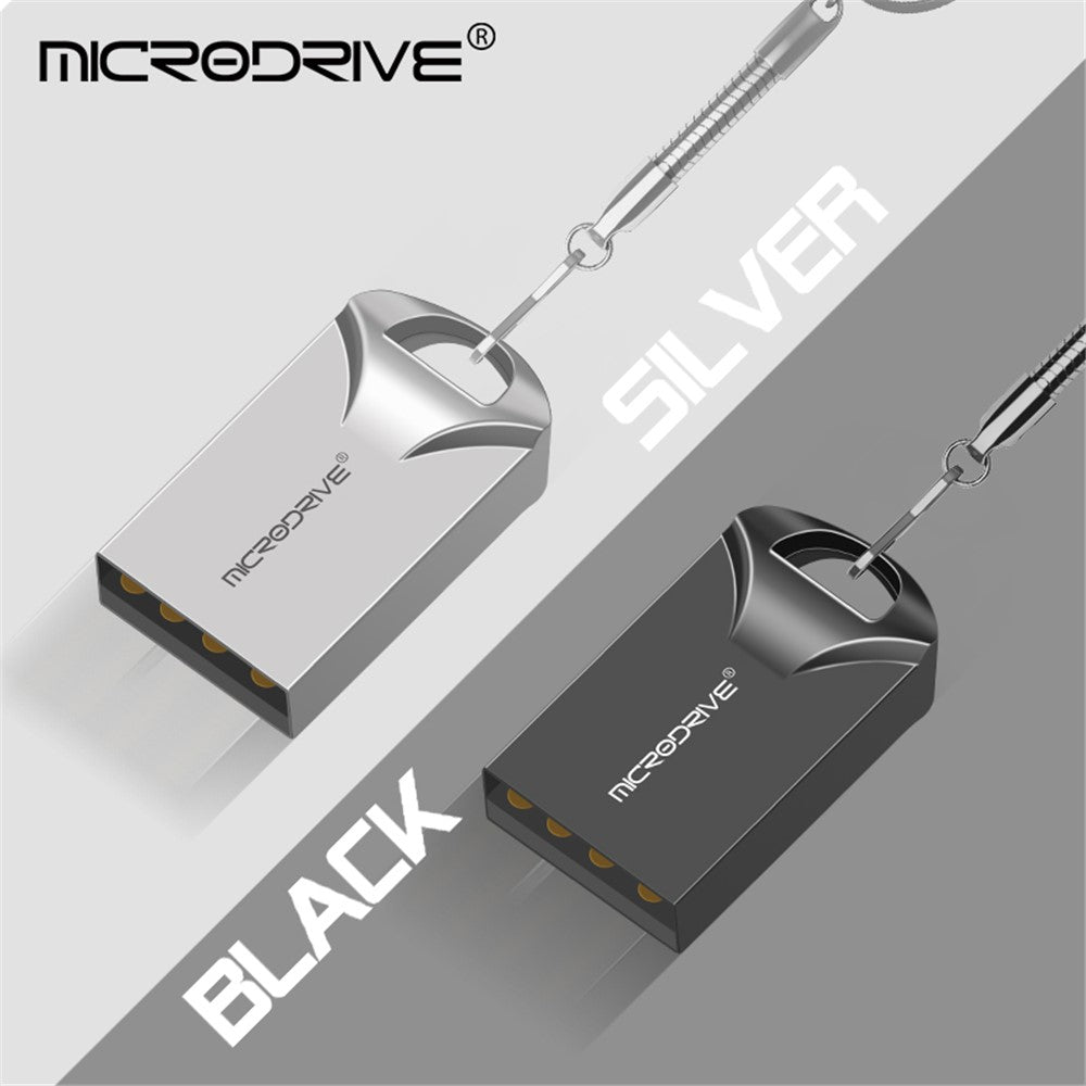 MICRODRIVE USB 2.0 Mini Metal Flash Drive 4GB Portable U-Disk