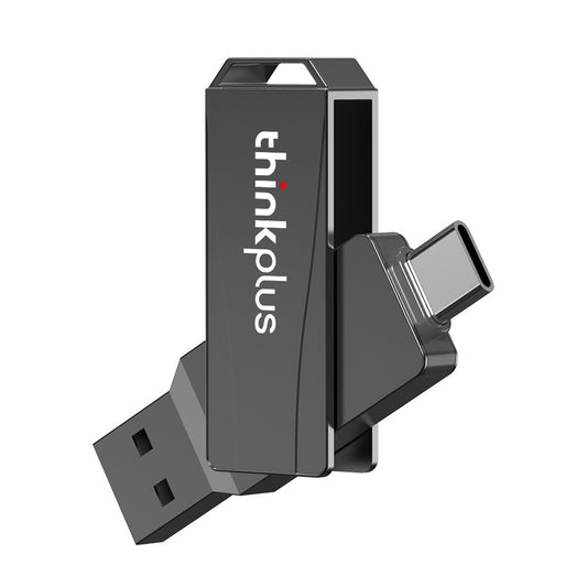 LENOVO THINKPLUS MU252 32GB Thumb Drive for iPhone 15 Series Photo Video Memory Stick USB C 3.1 Flash Drive USB+Type C 2-in-1 External Storage Tool