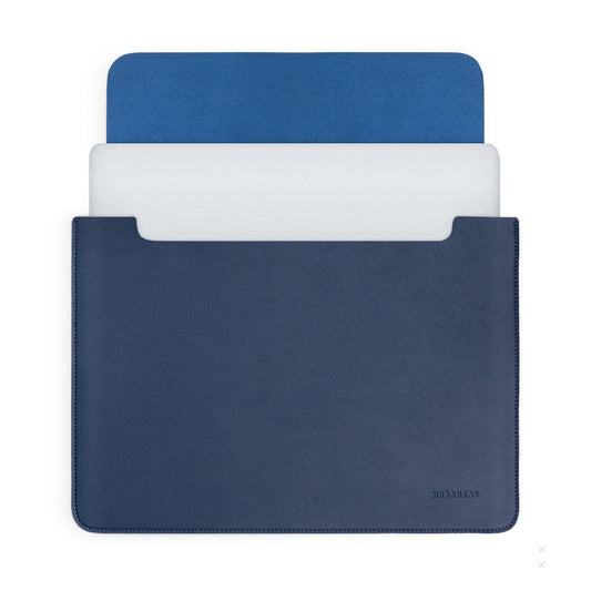 HUASHENG For 13 / 13.3 / 14 Inch Notebook Bag Ultra Thin Non Magnetic PU Leather Horizontal Laptop Sleeve