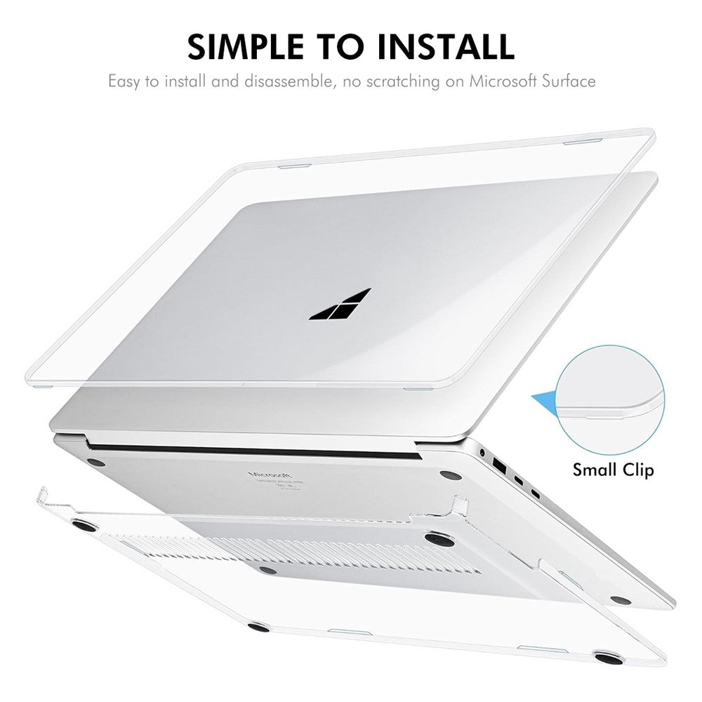 ENKAY HAT PRINCE For Microsoft Surface Laptop 7 13.8-inch (2038) Crystal Laptop Case Hard PC Anti Scratch Shockproof Cover