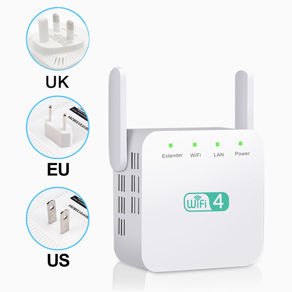 WD-611U 300Mbps 2.4GHz WiFi Extender Repeater Wireless Signal Booster Amplifier