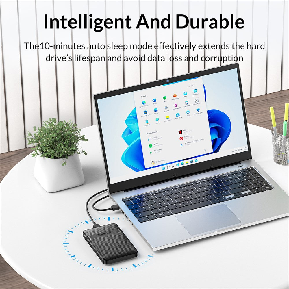 ORICO 2577U3-V1 2.5-inch USB3.0 Micro-B Hard Drive Enclosure 5Gbps SATA Hard Drive Case