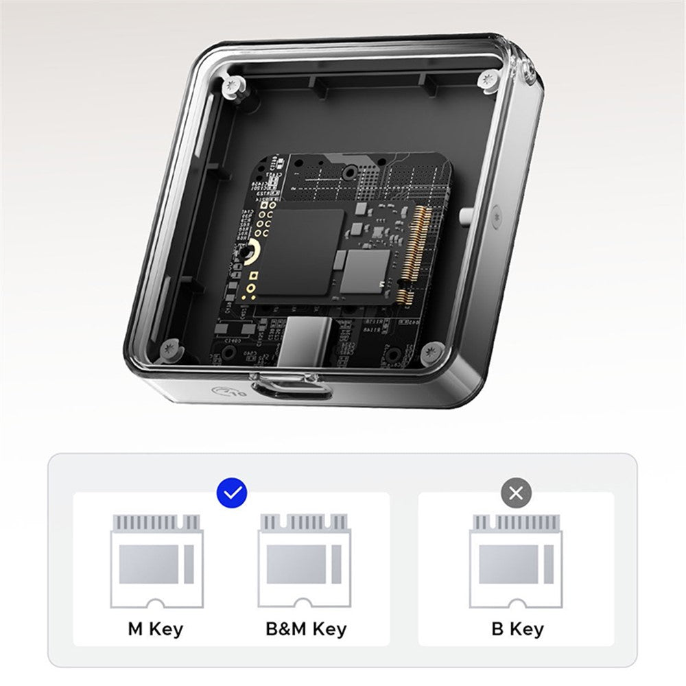 ORICO AP30-G2 Tool-Free Magnetic M.2 2230 NVME SSD Enclosure for iPhone 15 Pro Solid State Drive