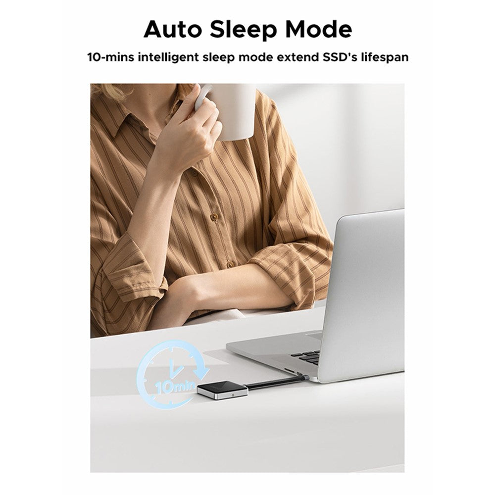 ORICO AP30-G2 Tool-Free Magnetic M.2 2230 NVME SSD Enclosure for iPhone 15 Pro Solid State Drive