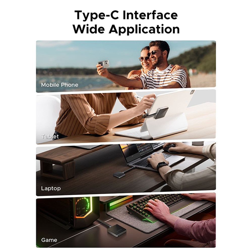 ORICO AP30-G2 Tool-Free Magnetic M.2 2230 NVME SSD Enclosure for iPhone 15 Pro Solid State Drive