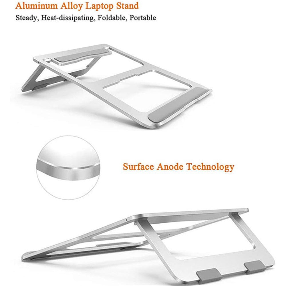 56-A Portable Desktop Notebook Stand Aluminum Alloy Laptop Cooling Heighten Bracket