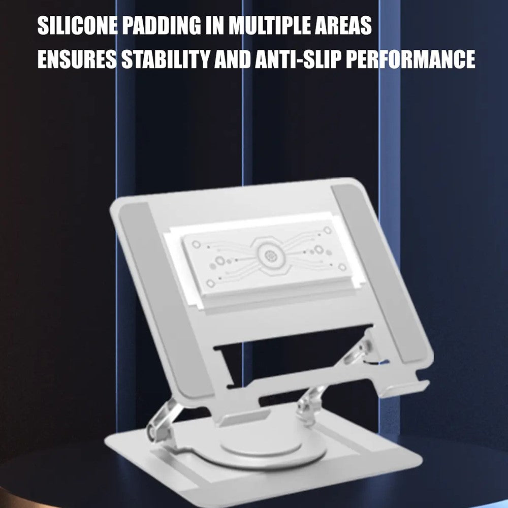 Semiconductor Cooling Laptop Stand 360 Degree Rotating Adjustable Height Notebook Cooler