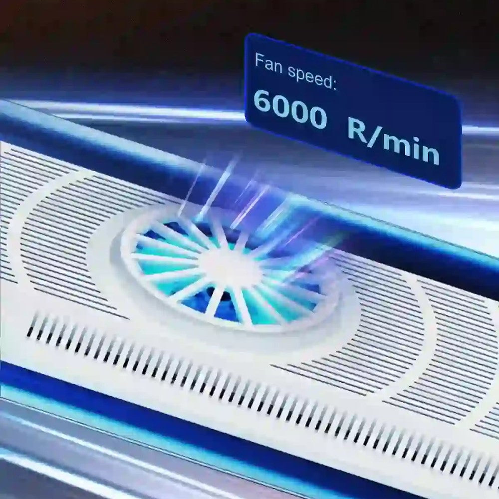 Semiconductor Cooling Laptop Stand 360 Degree Rotating Adjustable Height Notebook Cooler